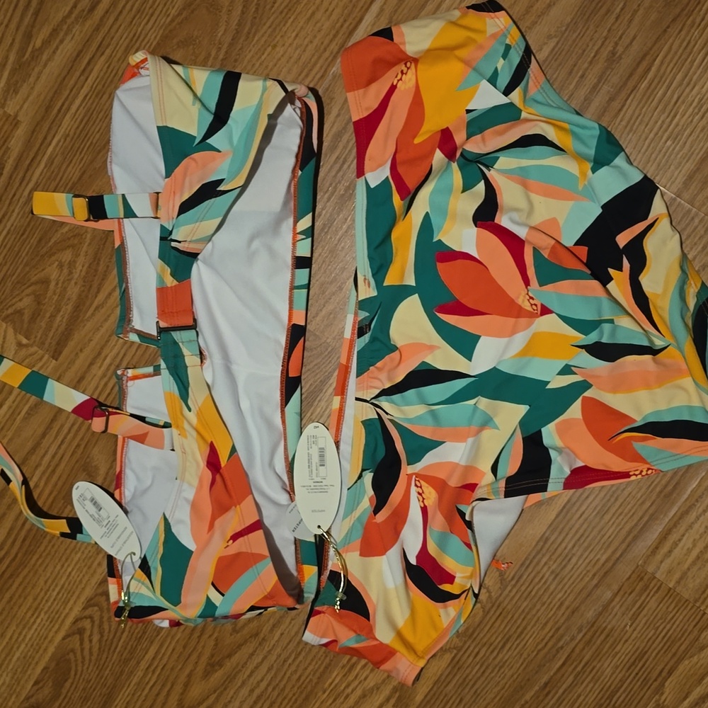 Multicolor Abstract Bikini Set - Picture 3 of 5